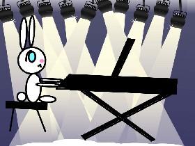 PIANO BUNNY!!!! 1