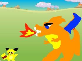 Pikachu vs Charizard