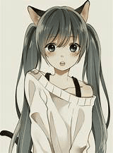 Anime girl coler draw 1