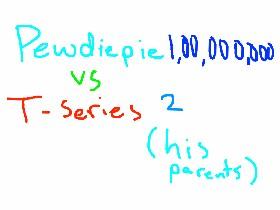 Pewdiepie vs T-series