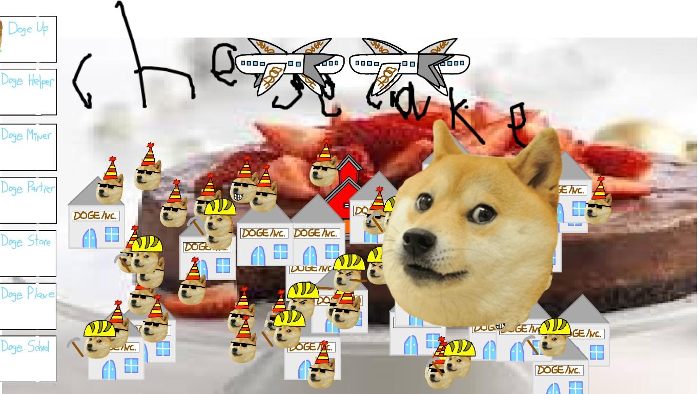 doge clicker for pros cheesecake  edition