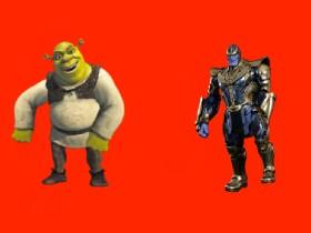 EPIC THANOS AND SHREK fight