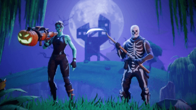 skull trooper fortnite clicker 1