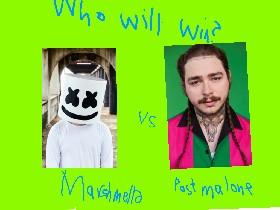 Marshmello VS Post Malone!!