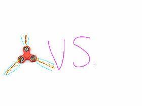 Fidget spinner vs barney (EPIC BATTLE)