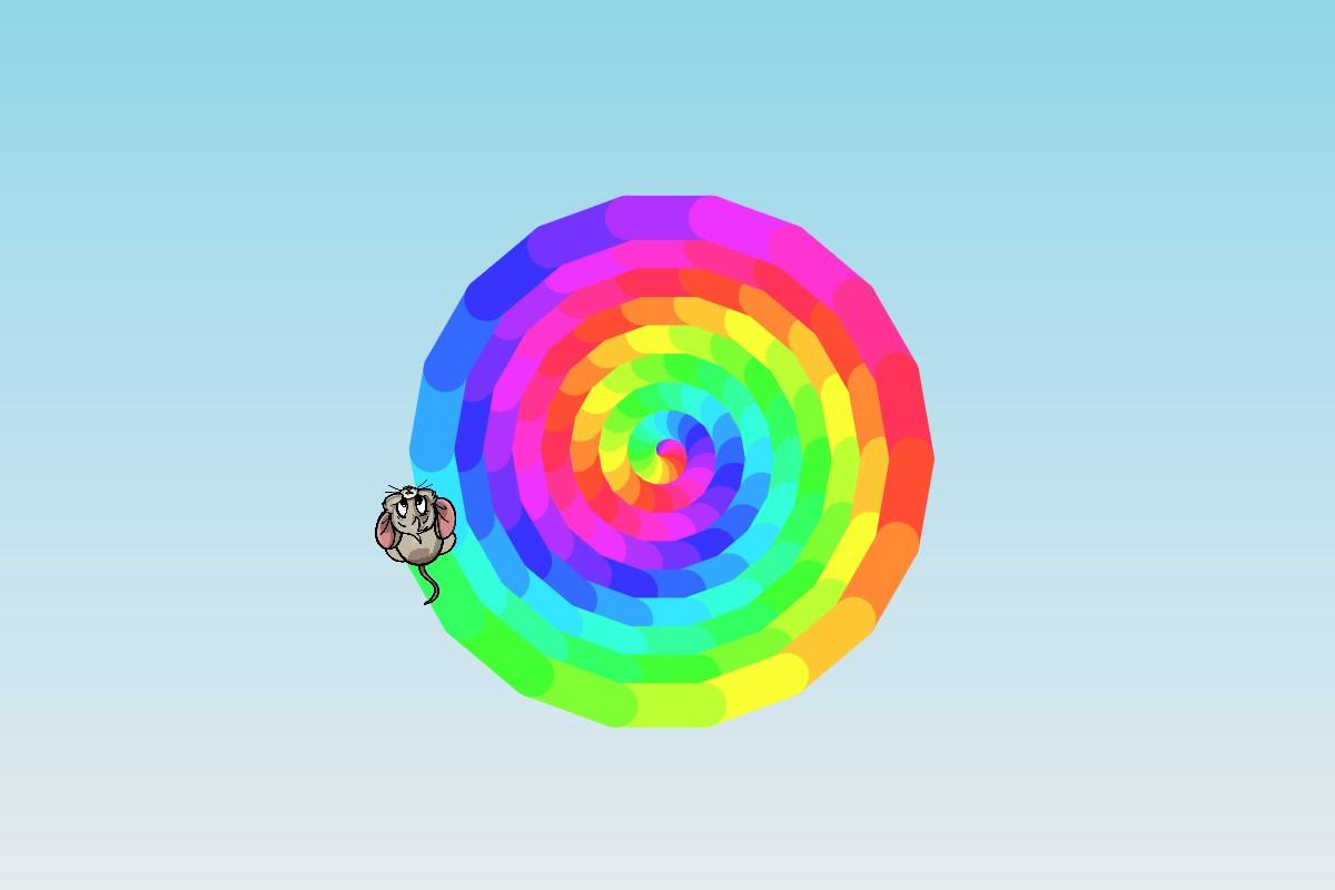 rainbow spiral