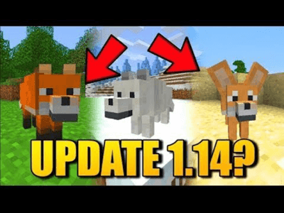 Minecraft foxes are a jip