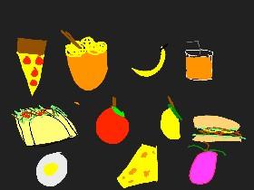 drawings of food original