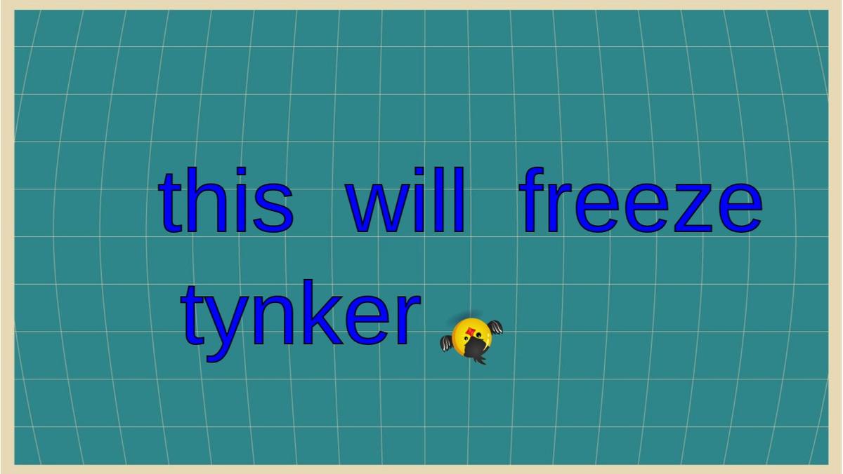 Bird tynker freezer