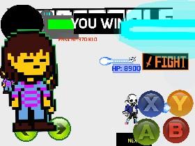 UNDERTALE arcade fight