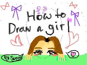 How to draw girl 1