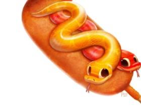 My hot dog snakes