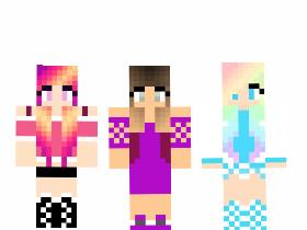 Minecraft girls dancing!