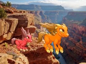 Baby and Mum dragon!