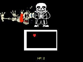 Sans fight Crazy papyrus