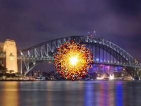 sydney harbour fireworks 1