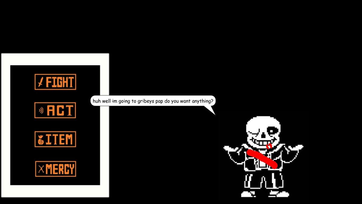 sans ending