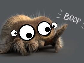 lucas the spider with googly eyes