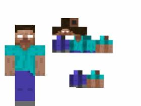 minecraft herobrine skin