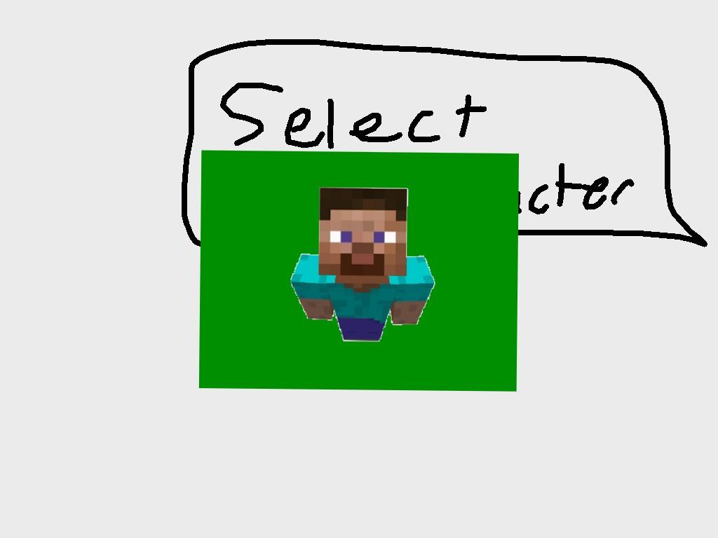 Talk to Alex or Steve Minecraft