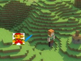 minecraft herobrine boss battle  1