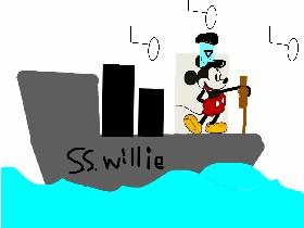 steam boat willie (mickey mouse)