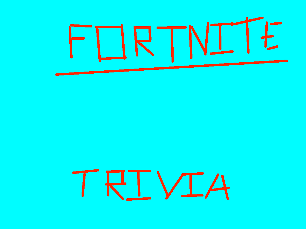 fortnite trivia