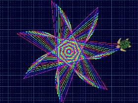 Spiral Triangles rainbow