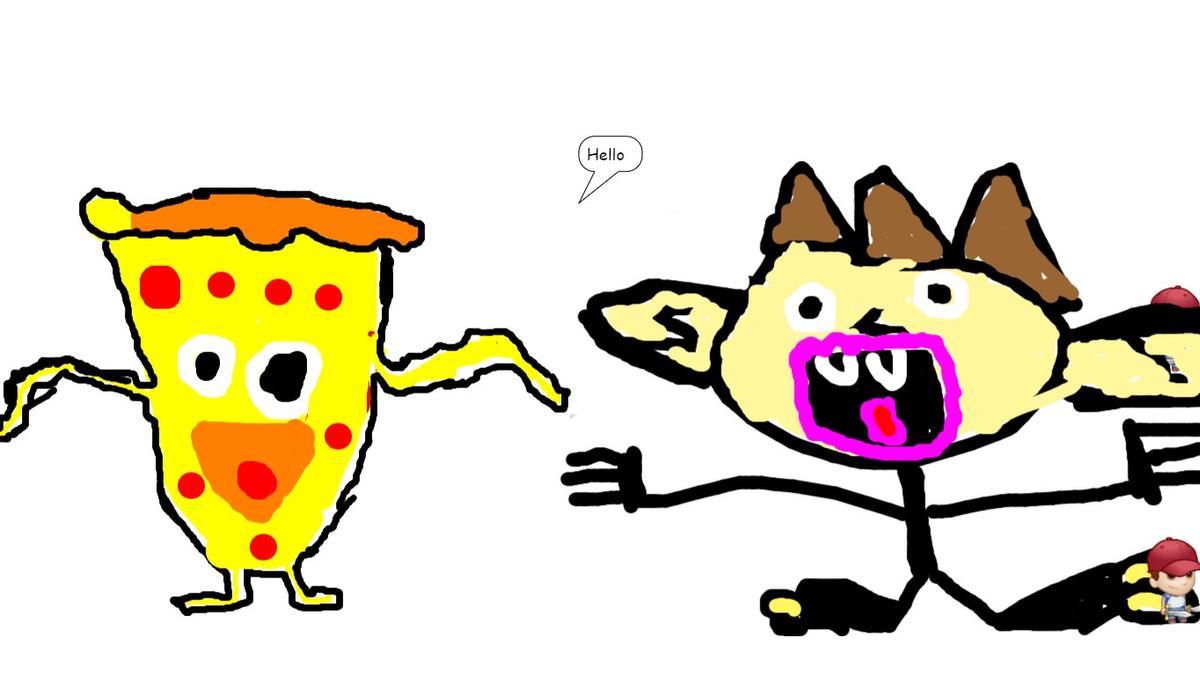 pizza steve and crazy dude