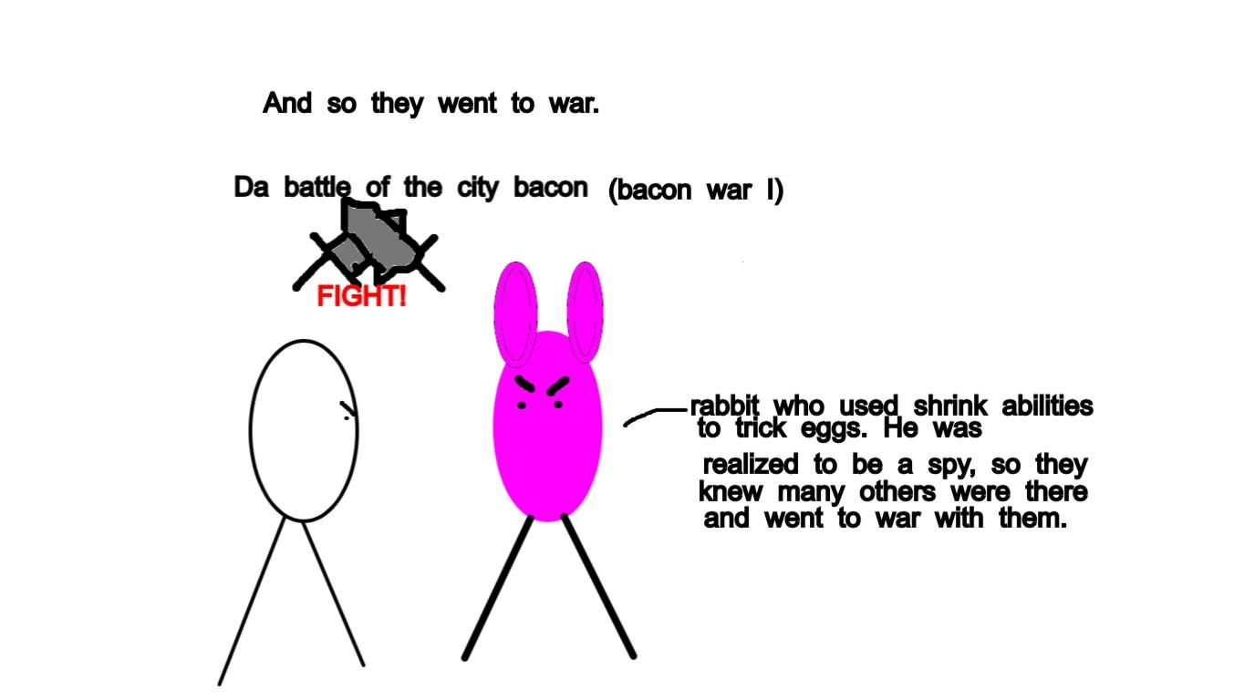 The egg war I: prologue