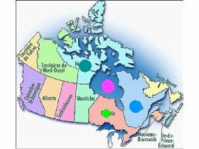 map Canada