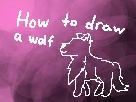 How to draw a Wolf