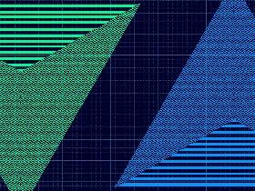 Spiral triangle cross