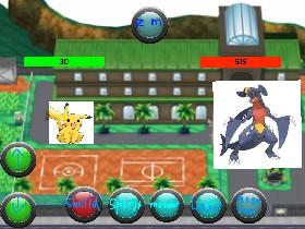 Pikachu VS Garchomp