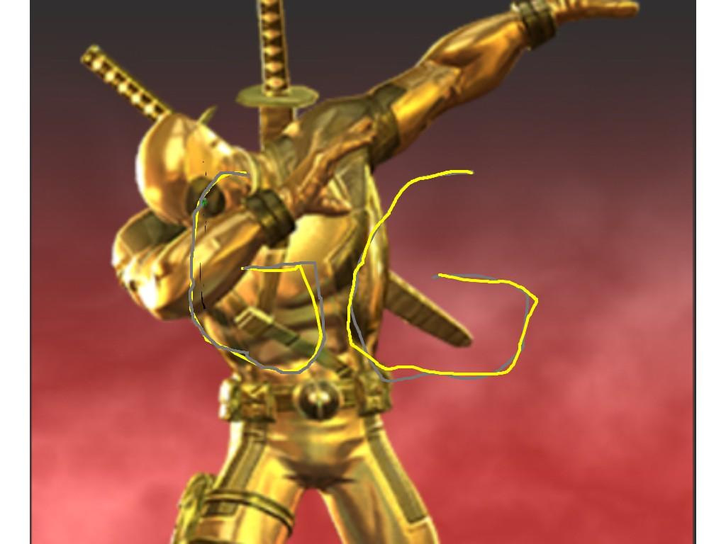 golden deadpool