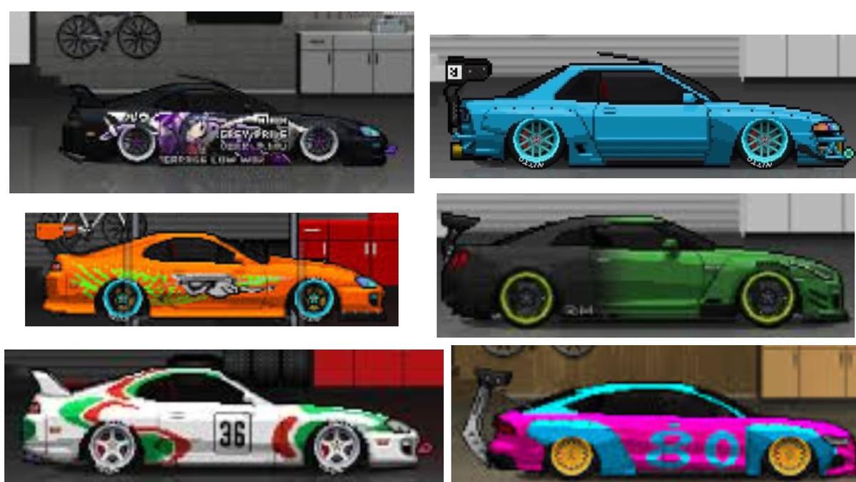 Sick Pixel Car Racer Builds