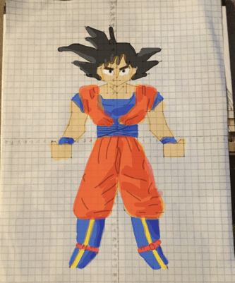 Goku Coordinate Graph