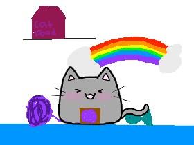 Nyan Cat in his natural habitat!