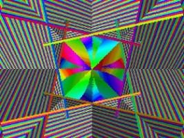 crazy rainbow art 1