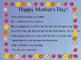 Mother's Day Mad Libs 1