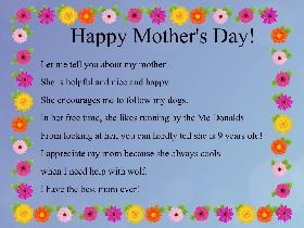 Mother's Day Mad Libs 1