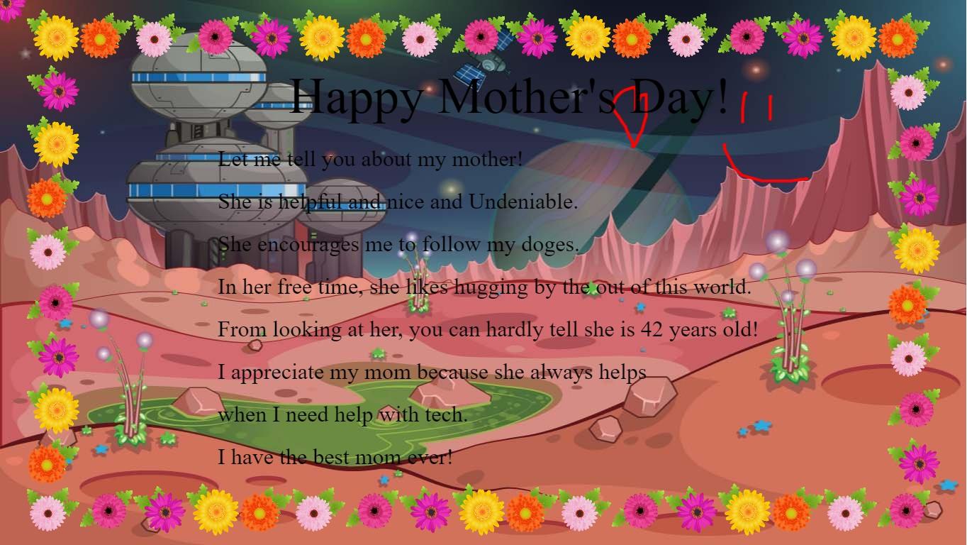 Mother&#039;s Day Mad Libs