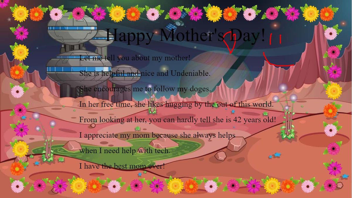 Mother's Day Mad Libs