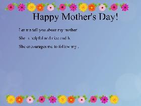 Mother's Day Mad Libs 1