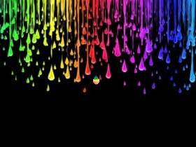 Rainbow Raindrops