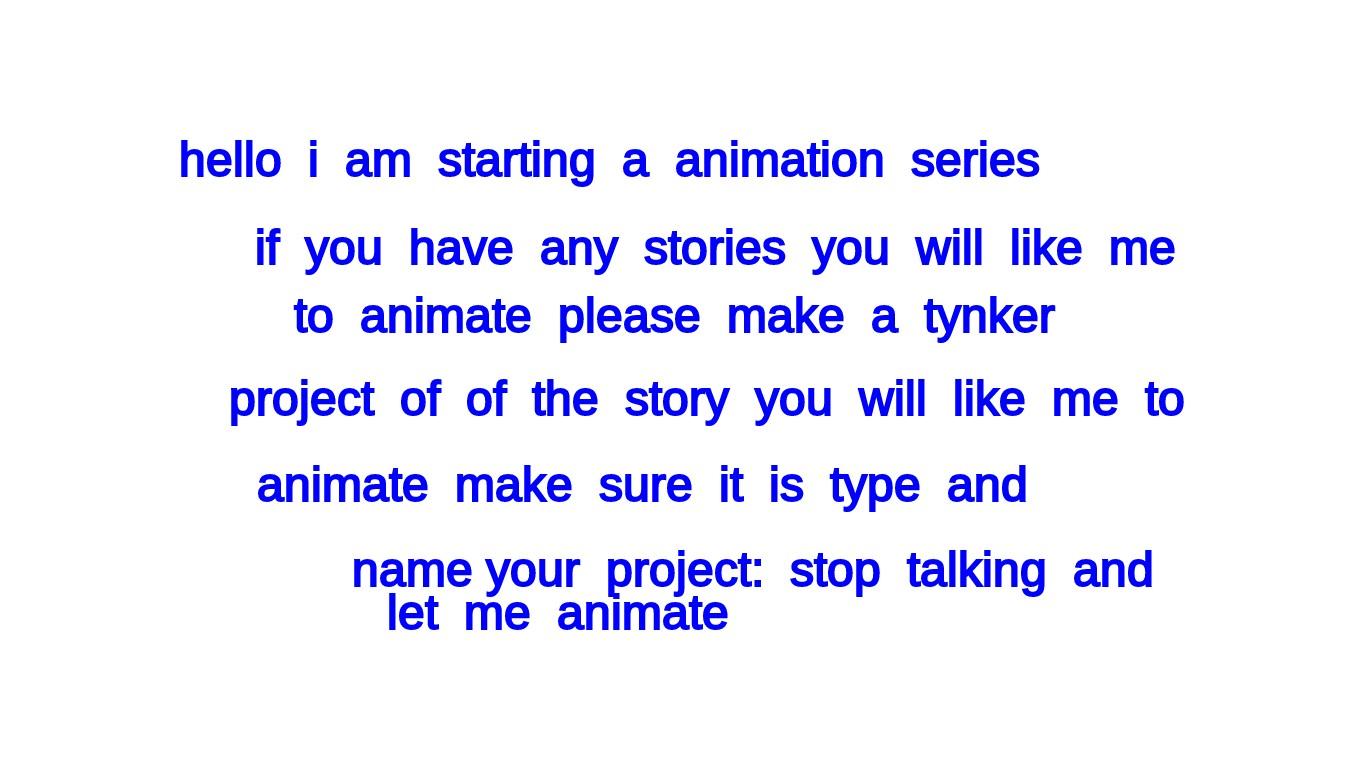 animate story