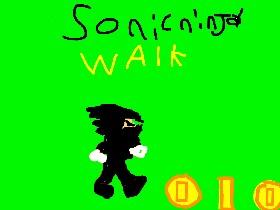 sonic ninja walk