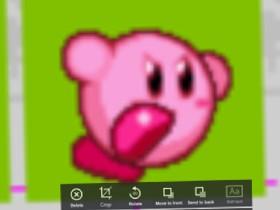 Big Kirby is walking