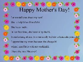 Mother's Day Mad Libs 1