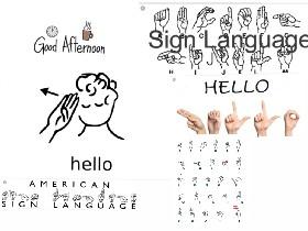 sign languge